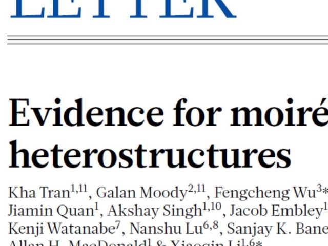 Moire Exciton Nature Paper